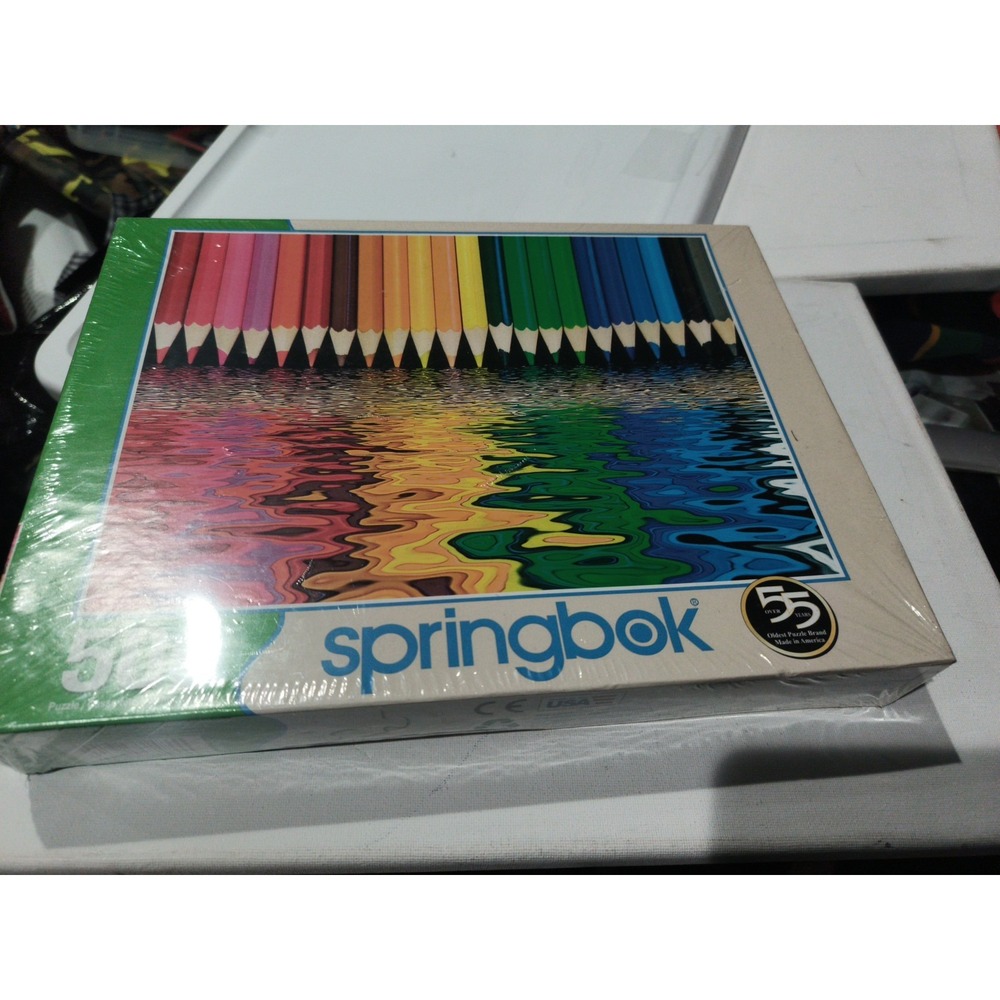 Springbok 500 Piece Puzzle PENCIL PUSHERS - SEALED NEW IN BOX